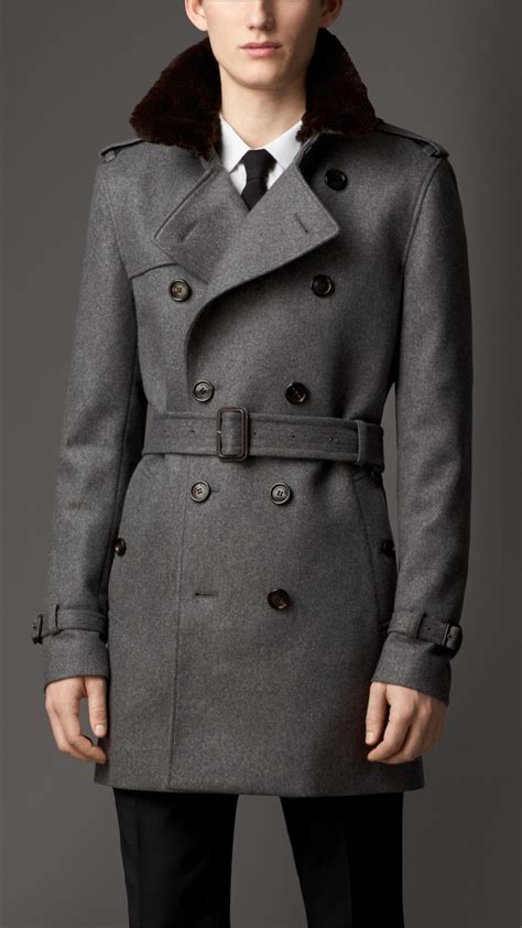 burberry mens trench sizing|Burberry cashmere trench coat men's.